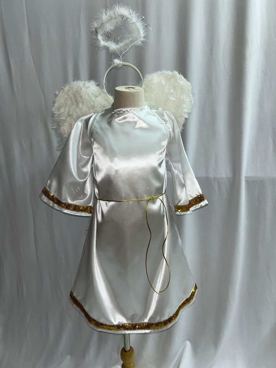 Ángel disfraz de niña y niño