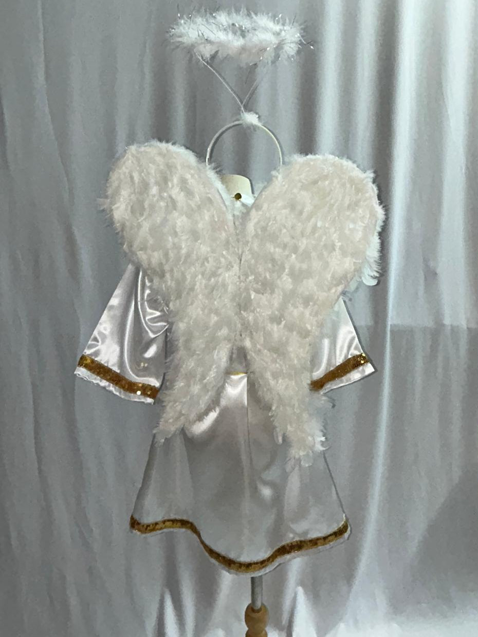 Ángel disfraz de niña y niño
