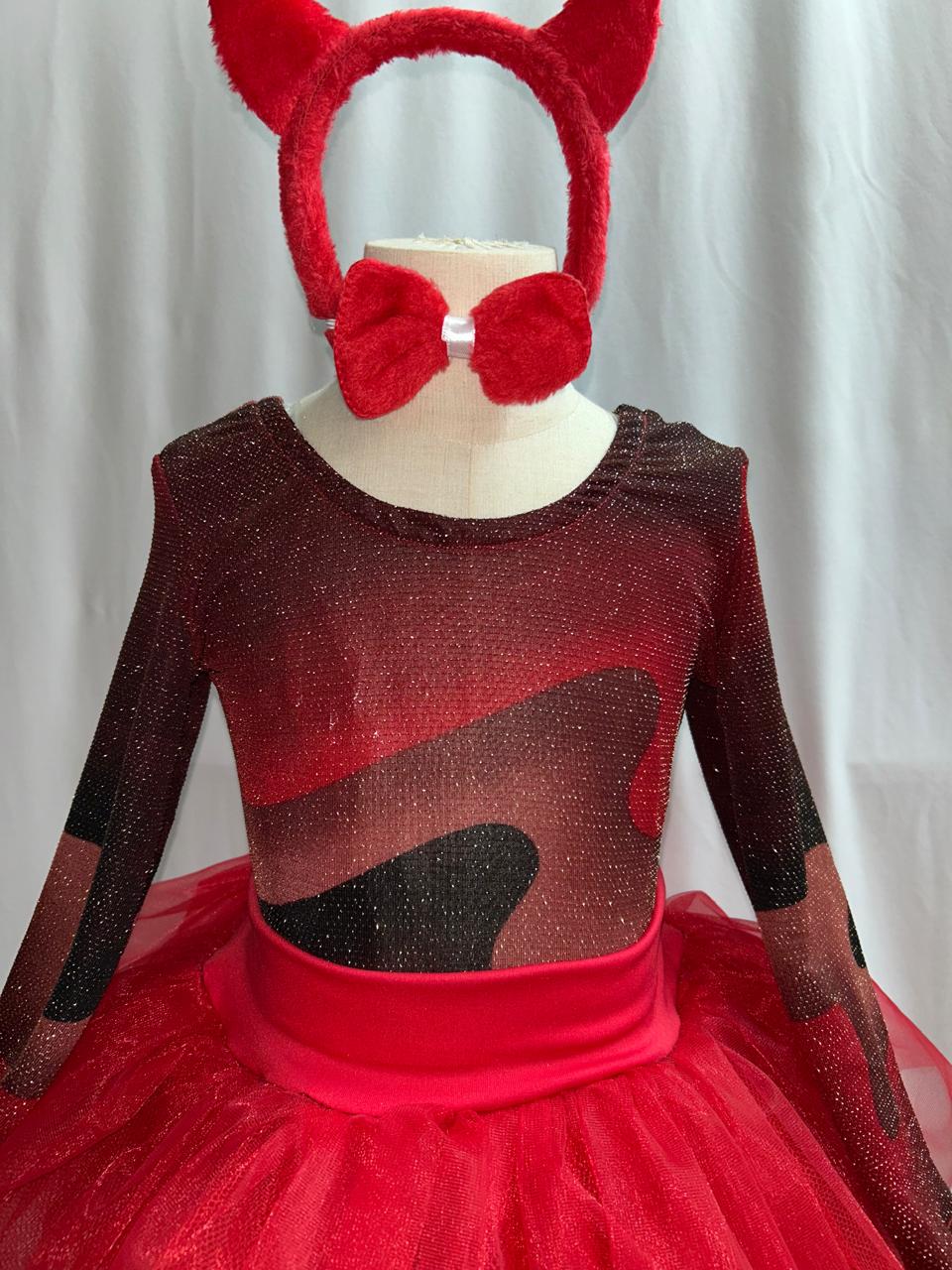 Diabla disfraz de niña