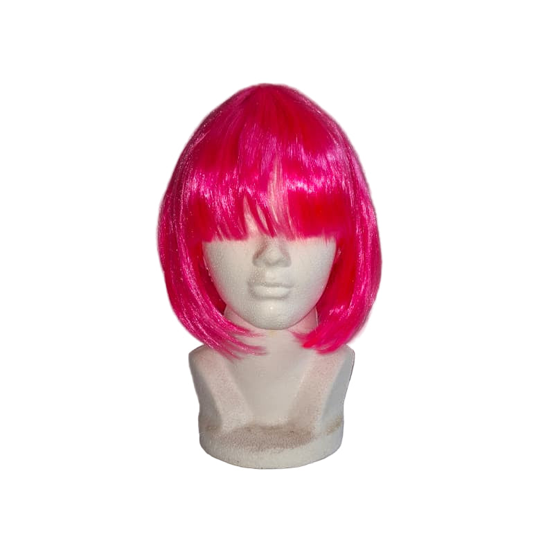 Peluca rosa