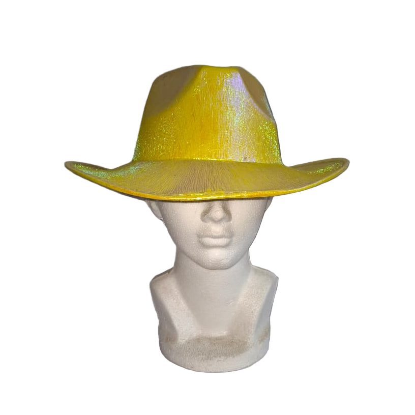Sombrero vaquero amarillo